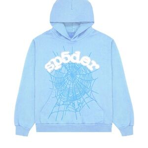 Sp5der Web Hoodie 'Sky Blue'